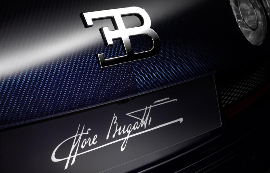 Логотип Bugatti Veyron 16.4 Grand Sport Roadster Vitesse Ettore Bugatti 2014 года  (фото 7 из 17)